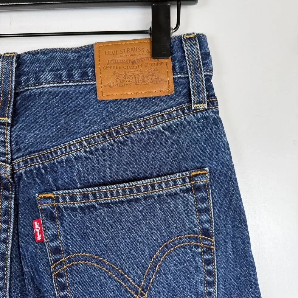 Levi's Premium Ribcage Straight Ankle Jeans High Rise 72693 - 27 W27 L29